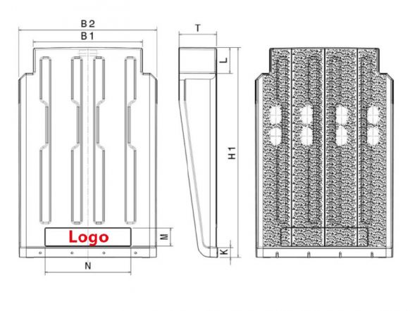 Faldón de guardabarros para camión SG