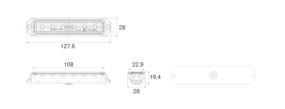 Luz intermitente LED