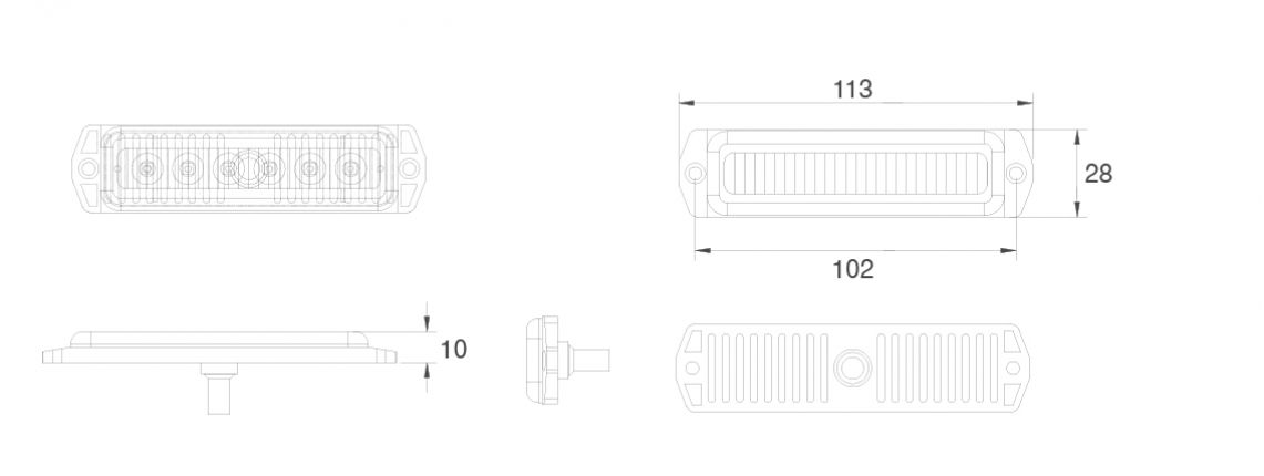 Luz intermitente LED