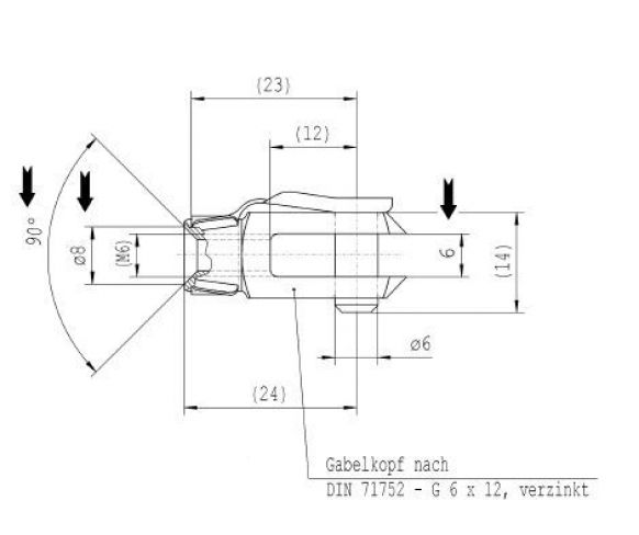 Horquilla con perno ES