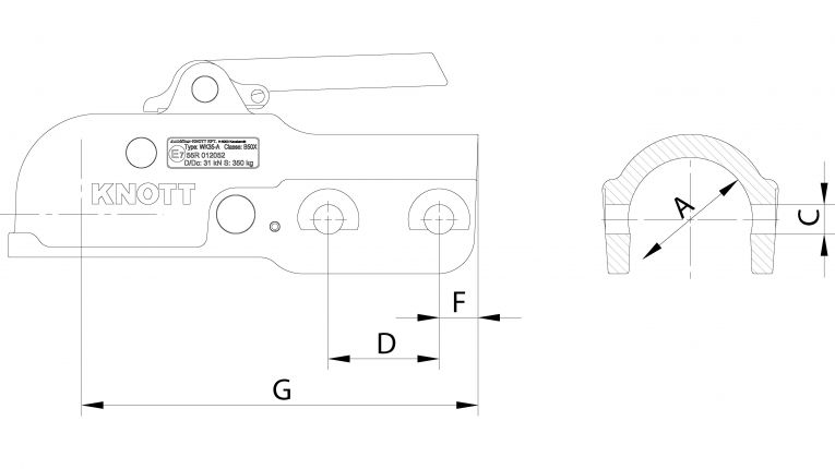 Acoplamiento de bola de remolque