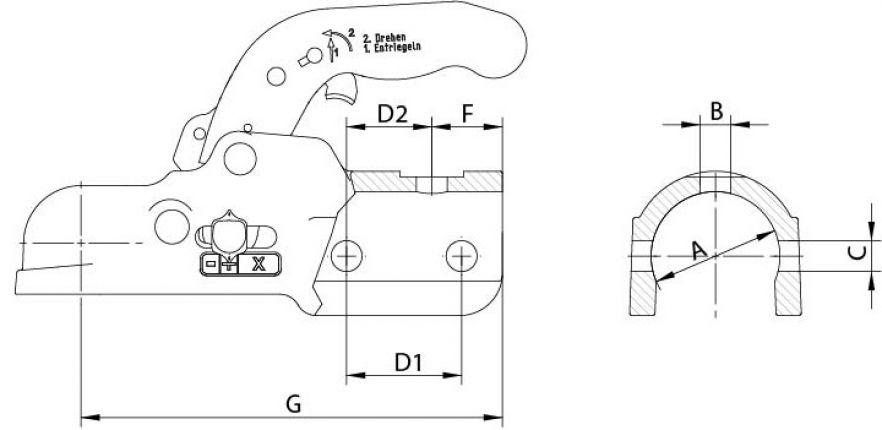Acoplamiento de bola de remolque