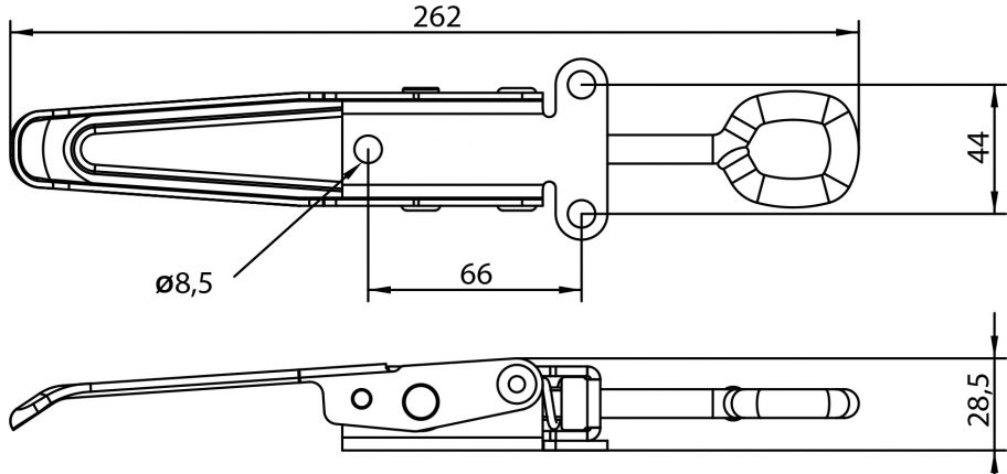 Cerradura excéntrica - 6S5684.001 - Cierres