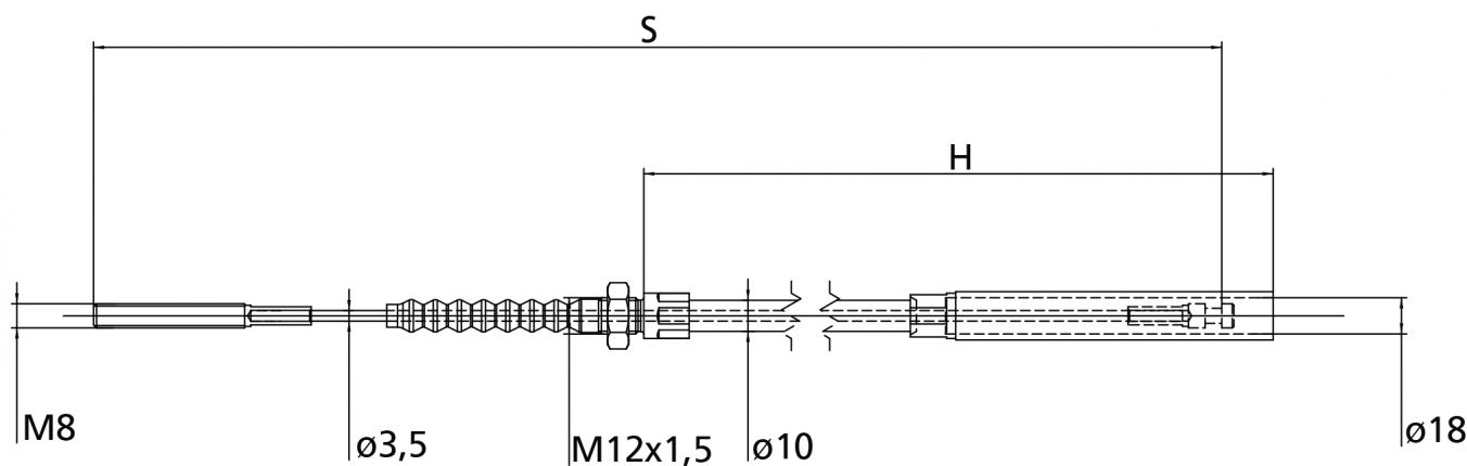 Cable de tracción (1150/1310) - 980055.02 - Cables